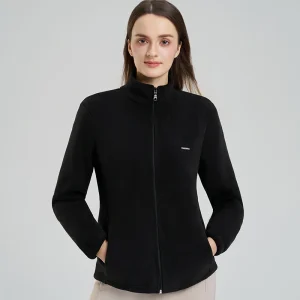 New fall and winter Thickened collar jacket Slim thin padded warm cardigan running yoga tops gym padded yoga clothing