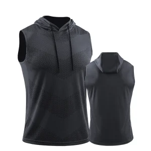 Men's Outdoor Running Fitness T-shirt Hoodies Quick Dry Sport Shirt Men Top Gym Trainning Exercise Coat Male Sweater Clothes 590
