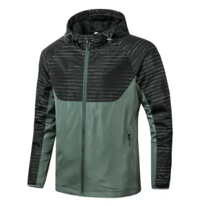 2023 New Spring Autumn Four Seasons Thin Jacket Men's Hooded Luxury Bow Outdoor Sports Coat Men's Zip Cardigan Casual Jogger Top