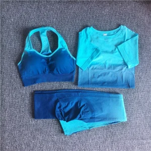 QK Squat Proof Seamless Yoga Set Gym Fitness Women Sportswear Female Workout Srunch Booty Leggings Sport Training Activewear