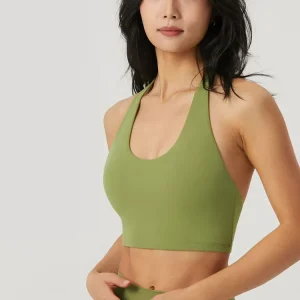 INLUMINE New Lycra Sexy Backless Sports Bra Women Gym Fitness Quick Drying Yoga Vest Workout Tights Underwear Women Clothing