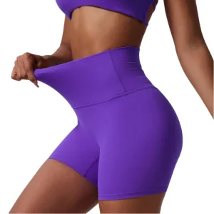 Zen Rhyme New Nude Feel Yoga Shorts High Waist Hip Lift Tight Sports Running Fitness High Elastic Shorts Fitness Homme Femme