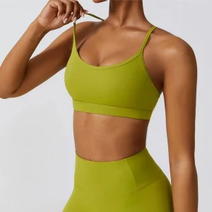 Women Workout Sports Underwear High Support Sports Top Push Up Yoga Bra Gym Crop Top Fitness Bra Running Brassiere Sportswear